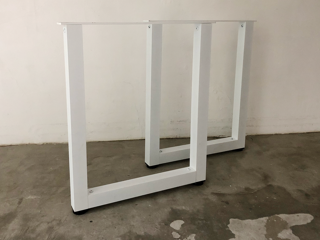 アルミ製テーブル脚/white（2脚1組）